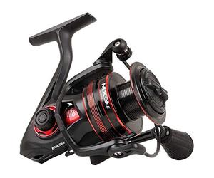 Mitchell MX3LE Moulinet de pêche, Moulinets à Tambour, Tous Types de pêche, Unisexe, Noir, 3000, Traînée Avant