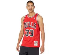 Mitchell&Ness 2.0 Chi. Taureaux Chemise, écarlate, XL Mixte