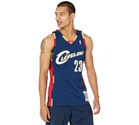 Mitchell&Ness 2,0 cl Cavaliers L.James Chemise, Bleu Marine, XL Mixte