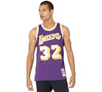 Mitchell&Ness 2.0 La Lakers Chemise, Violet, XL Mixte
