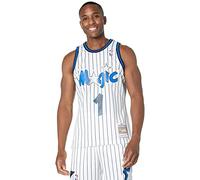 Mitchell & Ness Anfernee Hardaway Orlando Magic 1993-94 Maillot Swingman blanc à rayures fines pour homme, blanc, Taille XL