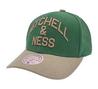 Mitchell & Ness Athletic Arch Snapback, Pro-Crown Fit, vert foncé, taille unique