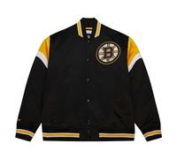 Mitchell & Ness Boston Bruins NHL Heavyweight Satin Jacket Black