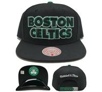 Mitchell & Ness Boston Celtics Casquette snapback vintage 2013 Noir/vert, noir, Taille unique