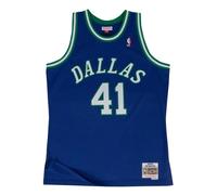 Mitchell & Ness - Camiseta Dallas Mavericks Dirk Nowitzki - Homme - Sport - Bleu - Taille: M