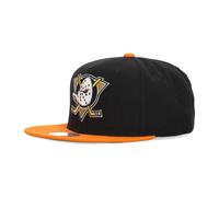Mitchell & Ness - Casquette à visière plate NHL Team 2 Tone 2.0 Snapback Anaduc - Homme - Sport - Noir - Taille: ONE Size