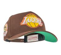 Mitchell & Ness Casquette de baseball NBA Brown Green | Pro Crown Fit | avec fermeture snapback réglable, taille unique