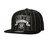 Mitchell & Ness Casquette NBA Dem Stripes Snapback Brooklyn Nets Black, Noir , taille unique
