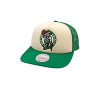 Mitchell & Ness Casquette NBA Vintage Block Trucker Boston Celtics Crème/vert