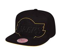 Mitchell & Ness Casquette noire fermeture snapback avec logo des Los Angeles Lakers
