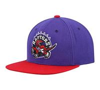 Mitchell & Ness Casquette snapback Team 2 Tone 2.0 NBA Toronto Raptors Violet/rouge, lilas, taille unique