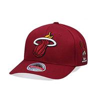 Mitchell & Ness - Champions NBA - Casquette Snapback Rouge Classique, taille unique