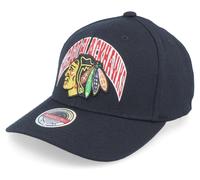 Mitchell & Ness Chicago Blackhawks NHL Letterman Étiré Snapback Curved Cap