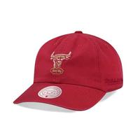 Mitchell & Ness Chicago Bulls Golden Hour Glaze Red Dadhat Strapback Casquette, rouge, taille unique