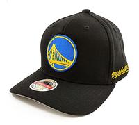 Mitchell & Ness Classic Red Eazy Casquette Snapback, en noir, motif de l’équipe « Warriors » de Golden State de la NBA, Noir , taille unique