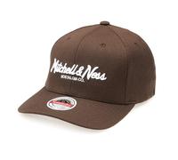 Mitchell & Ness Classic Red Pinscript Snapback, Marron/blanc, taille unique