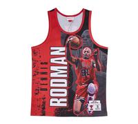 Mitchell & Ness - Débardeur Chicago Bulls Rodman Edition - Homme - Sport - Multicolore - Taille: S