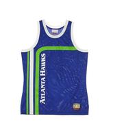 Mitchell & Ness - Débardeur d'équipe de basket-ball NBA vintage - Homme - Sport - Bleu - Taille: M