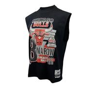 Mitchell & Ness Débardeur NBA Chicago Bulls 3-Peat Champions Muscle Noir Finals 1993, Noir , XL