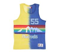 Mitchell & Ness - Débardeur NBA Tie Dye Mutombo 55 - Homme - Sport - Multicolore - Taille: S