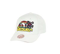 Mitchell & Ness Denver Nuggets NBA All in HWC Pro Crown Fit White Snapback Cap - One-Size