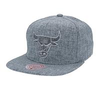 Mitchell & Ness Homme Casquettes/Casquette Snapback & Strapback NBA Italian Washed Chicago Bulls Gris Réglable