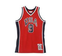 Mitchell & Ness, Homme, Sport, Rouge, Taille: S Débardeur de basket Michael Jordan Team USA