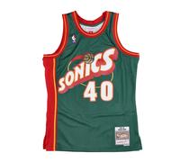 Mitchell & Ness, Homme, Sport, Vert, Taille: S Seattle Supersonics Swingman Jersey Shawn Kemp