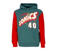 Mitchell & Ness, Homme, Sweatshirts et sweats à capuche, Bleu, Taille: S Sweat à capuche Seattle Supersonics 1996 Shawn Kemp