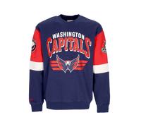 Mitchell & Ness, Homme, Sweatshirts et sweats à capuche, Multicolore, Taille: M NHL Crewneck SweaT-shirt Washington Capitals