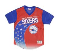 Mitchell & Ness, Homme, Tops, Bleu, Taille: S T-shirt T-shirt NBA Phi76E