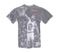Mitchell & Ness, Homme, Tops, Gris, Taille: XL NBA Above the Rim Tee