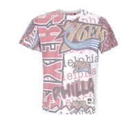 Mitchell & Ness, Homme, Tops, Rose, Taille: XL T-shirt