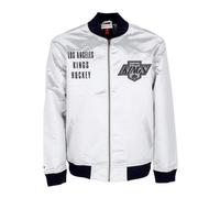 Mitchell & Ness, Homme, Vestes, Blanc, Taille: XL Bomber NHL Team Léger Satin