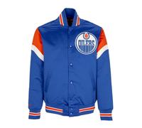 Mitchell & Ness, Homme, Vestes, Bleu, Taille: L Bomber Edmonton Oilers NHL Équipe