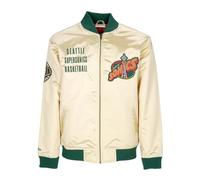 Mitchell & Ness, Homme, Vestes, Jaune, Taille: XL NBA Team OG 2.0 Veste Légère en Satin