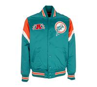 Mitchell & Ness, Homme, Vestes, Vert, Taille: M Veste Bomber Miami Dolphins NFL