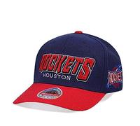 Mitchell & Ness Houston Rockets Shredder Stretch Hardwood Classic Red Flex Casquette Snapback, Deux tons, taille unique