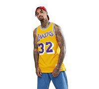 Mitchell & ‿Ness Los Angeles Lakers Magic Johnson 1984 Maillot de Swingman, Homme, doré, Large