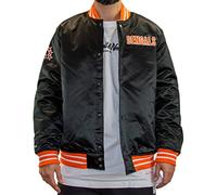Mitchell & Ness M&N Heavyweight Satin Veste - NFL Cincinnati Bengals