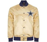 Mitchell & Ness M&N Lightweight Satin Veste - Dallas Cowboys gold