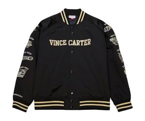 Mitchell & Ness M&N Varsity Satin Veste - HALL OF FAME Vince Carter