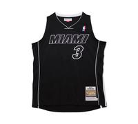 Mitchell & Ness - Maillot Dwyane Wade Miami Heat - Homme - Sport - Noir - Taille: S