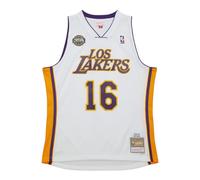 Mitchell & Ness - Maillot Los Angeles Lakers Swingman - Homme - Sport - Blanc - Taille: XS
