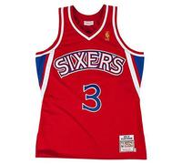 Mitchell & Ness - Maillot NBA Allen Iverson Philadelphie Sixers 2000-01 Home Road Hardwood Classic Swingman Blanc Taille - L