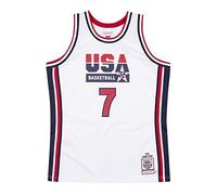 Mitchell & Ness Maillot NBA Larry Bird Team USA 1992 Authentique Blanc