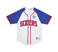 Mitchell & Ness - Maillot NBA Practice Day Blanc - Homme - Sport - Multicolore - Taille: S