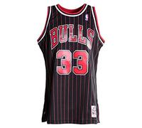 Mitchell & Ness Maillot NBA Swingman Scottie Pippen Chicago Bulls 1995-96 Hardwood Classics Noir rayé