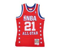 Mitchell & Ness - Maillot NBA Swingman Tim Duncan - Homme - Sport - Rouge - Taille: S