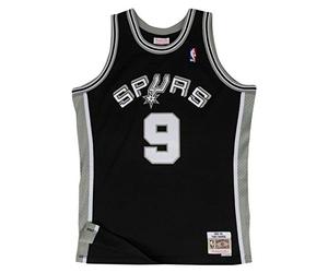 Mitchell & Ness - Maillot NBA Tony Parker San Antonio SPURS 2001-02 Mitchell & ness Hardwood Classics swingman Noir taille - XL